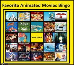 favorite animated movies volume 1 Meme Template