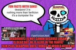 fun facts with sans Meme Template