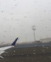 Rain At the Airport. Meme Template
