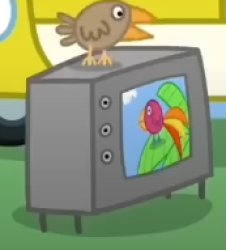 TV Bird Meme Template