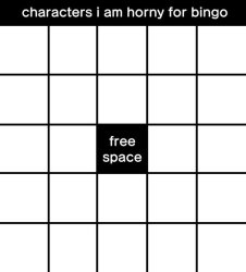 characters i am horny for bingo Meme Template