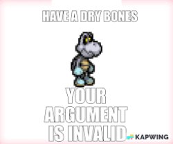 Dry bones calls your argument invalid Meme Template