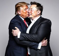 Trump loves Musk Meme Template