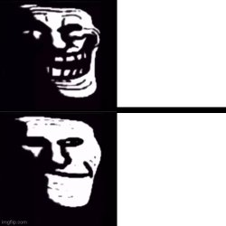 2 troll faces Meme Template