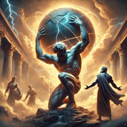 Zeus and atlas Meme Template