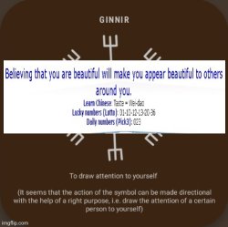 Rune Fortune 16 | Beauty Lies In Ones Belief Meme Template