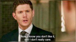 Dean Does Not Care Meme Template