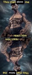 Super Fish react Meme Template