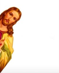 Jesus lurking Meme Template