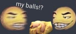 my balls!? Meme Template