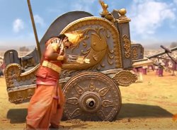Karna stuck chariot wheel Meme Template