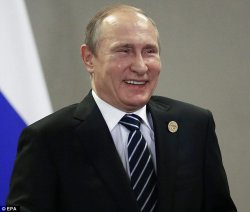 Smiling Putin Meme Template