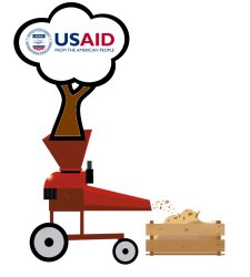 Elon Musk Putting USAID To The Wood Chipper Meme Template
