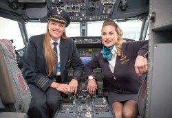 All Female Flight Crew Meme Template