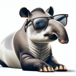 tapir with sunglasses Meme Template