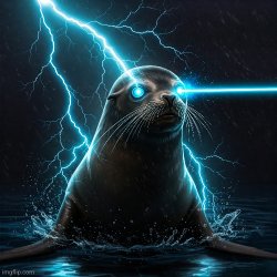 Lightning seal Meme Template