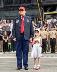 Trump and Granddaughter Meme Template