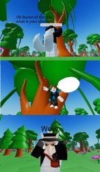 Oh bacon of the tree Meme Template