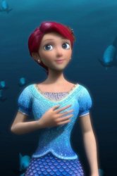 mermaid princess Meme Template