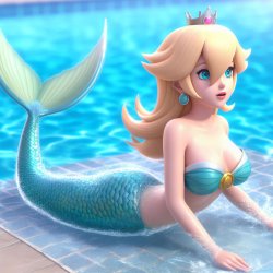 mermaid rosalina Meme Template