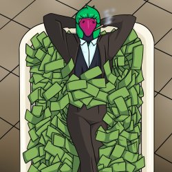 Rowdy Money Tub Meme Template