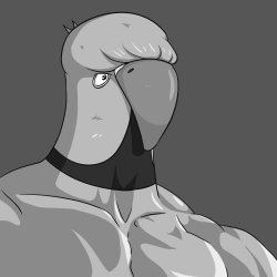 Rowdy GIGACHAD Greyscale Meme Template