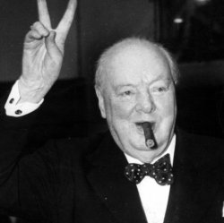Churchill grandpa Meme Template