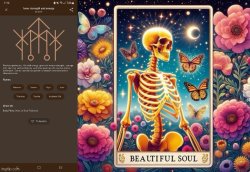 Tarot Rune | Beautiful Inner Soul Power Meme Template