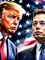 Donald J Trump and Elon Musk Meme Template