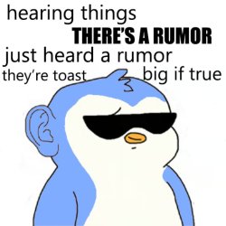 Hearing Rumors Meme Template