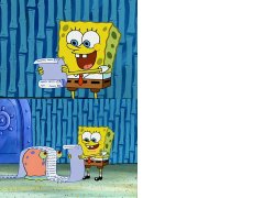 Spongebob liost Meme Template