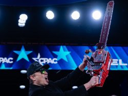 Elon Musk chainsaw 3 Meme Template