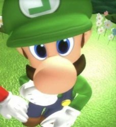 Luigi thinking Meme Template