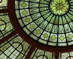 Cleveland Trust Rotunda Building Ceiling. Meme Template