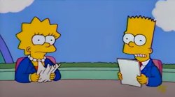 bart simpson news Meme Template