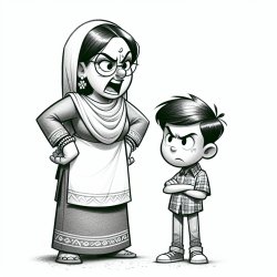 Mom angry at her son Meme Template