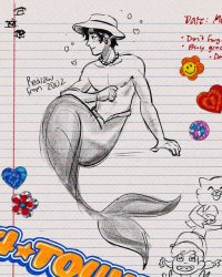 ace mermaid Meme Template
