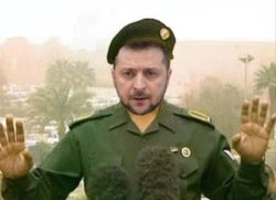 Zelensky military drag Meme Template