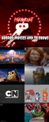 Paramount Horror Movies and TV Shows Villains Meme Template
