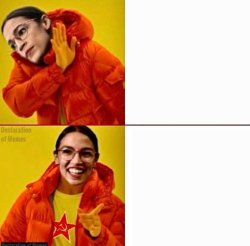 AOC doesn't want to hear it Meme Template