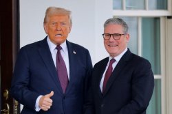 Trump Starmer Meme Template