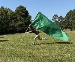Green Flag Guy Meme Template