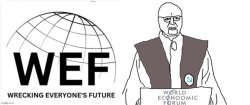 WEF wrecking the future Meme Template