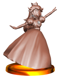 Pink Gold peach trophy Meme Template