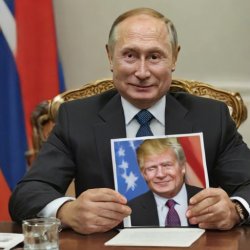 There are two Russian governments, Putin's and Trump's Meme Template