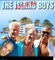 The Epstein Island boys Meme Template