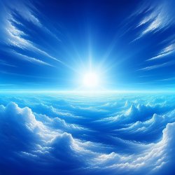 Bright blue sky Meme Template