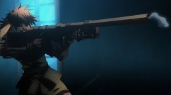 Seras with cannon Meme Template
