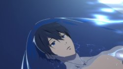 haru swimming Meme Template