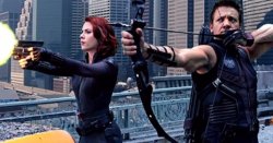 Black Widow and Hawkeye Meme Template